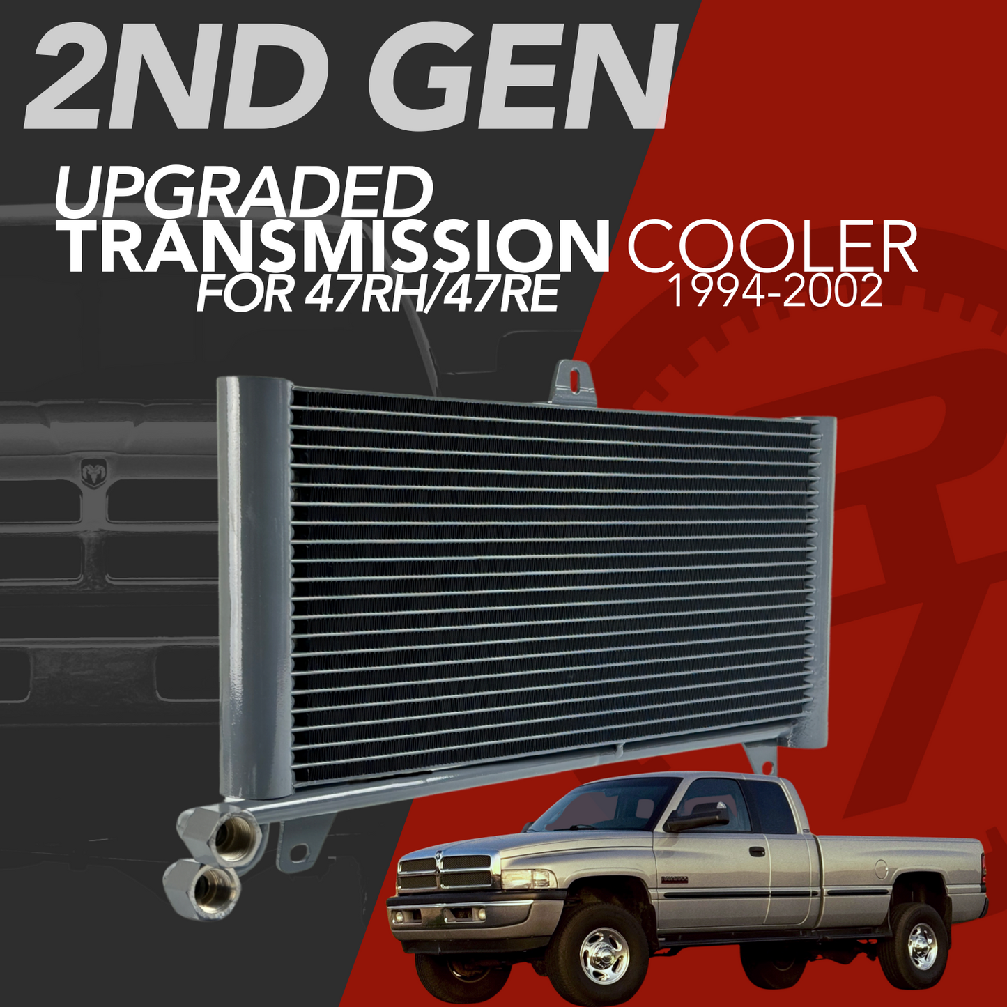 FLUIDYNE UPGRADED 47RH/RE TRANSMISSION COOLER