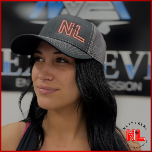 "Next Level" Trucker Snap Back Logo Hat